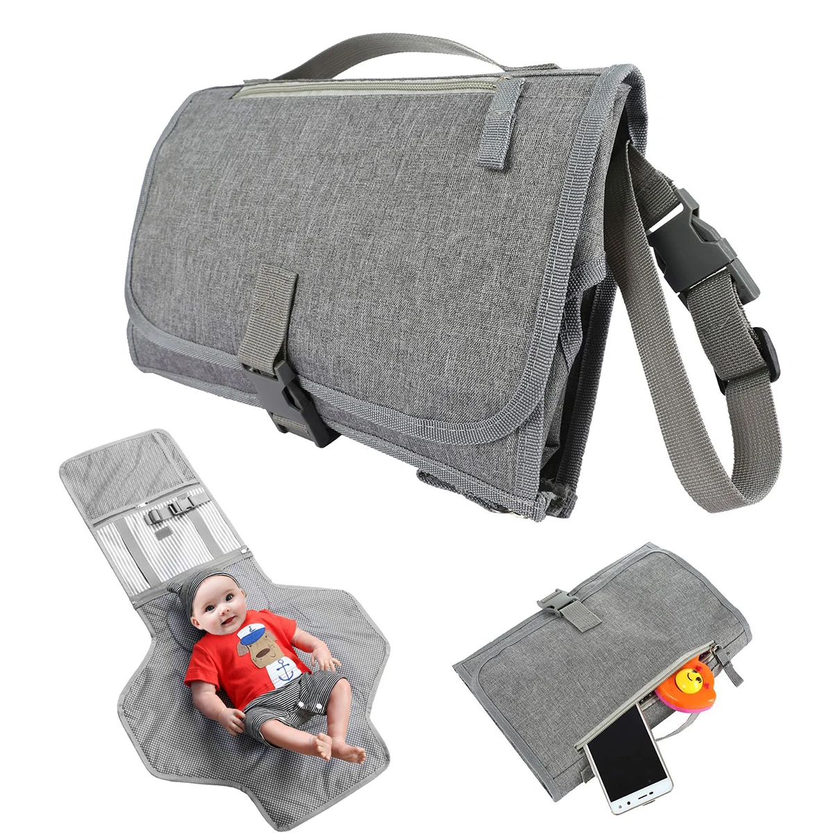 

New Waterproof Changing Pad Diaper Travel Multifunction Portable Baby Diaper Cover Mat Clean Hand Folding Diaper Bag