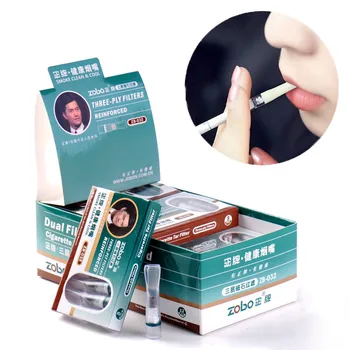 

96/120 pcs Set Disposable Smoking Filter Pipe Tobacco Cigarettes Reduce Tar Filter Holder Cleaning Container Smoking Accessories