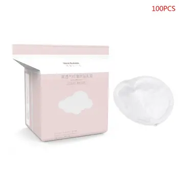 

100pcs Disposable Breast Pads Breastfeeding Breathable Slim Cotton Nursing Pad non-woven fabric, water-repellent film