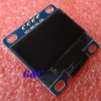 

Blue 3-5V 0.96" I2C Serial 128X64 OLED LCD LED Display Module diy electronics