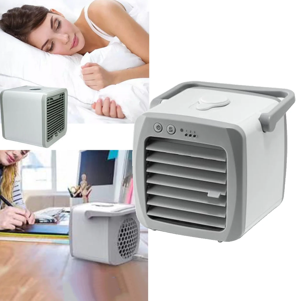 Portable Air Conditioner Mini USB Air Cooler Fan Cooling Humidifier 3 Gear Home Room Air Conditioning Purifiers for Home Office