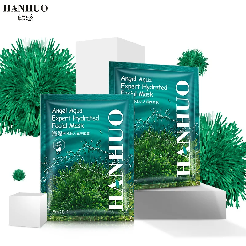Маска для лица с морскими водорослями HANHUO Angel Aqua Expert увлажняющая питательная