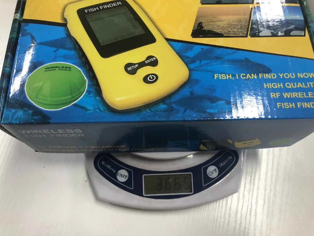 TL86 Freshwater Fish Finder Saltwater Electric Boat Fishing Depth Locator Tracker #4C04 (12)