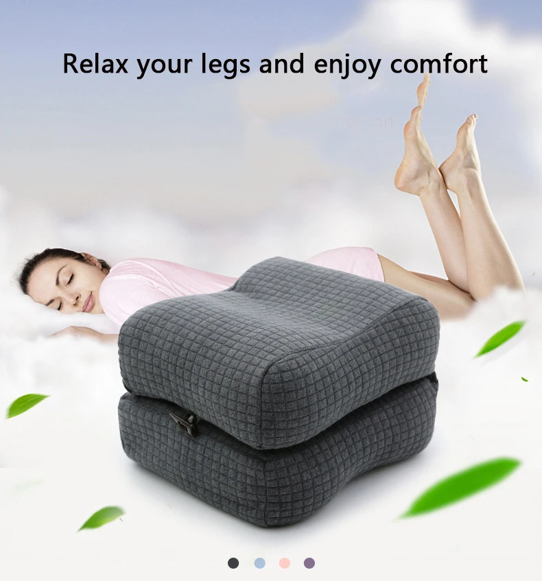 1 шт., подушка для ног 57X25 см, мягкая трикотажная хлопчатобумажная ткань для беременных, снимает варикозное расширение вен, снимает давление ног, здоровый уход, может складываться