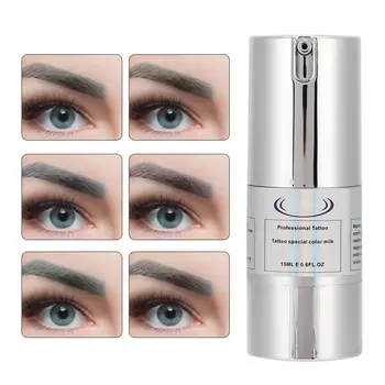 

Eyebrow Mascara 15ml Eyebrow Tattoo Pigment Plant Extract Semi-Permanent Beauty Makeup Tattoo Ink Permanent Makeup Pigments