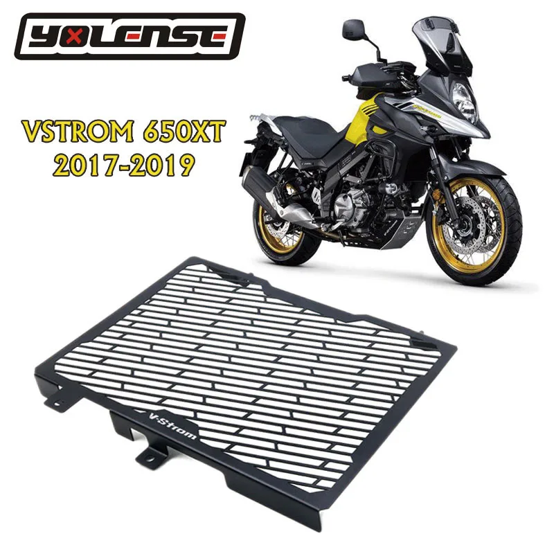 Для SUZUKI Vstrom V-STROM 650XT 650 XT мотоциклетная решетка радиатора Защитная крышка из нержавеющей стали