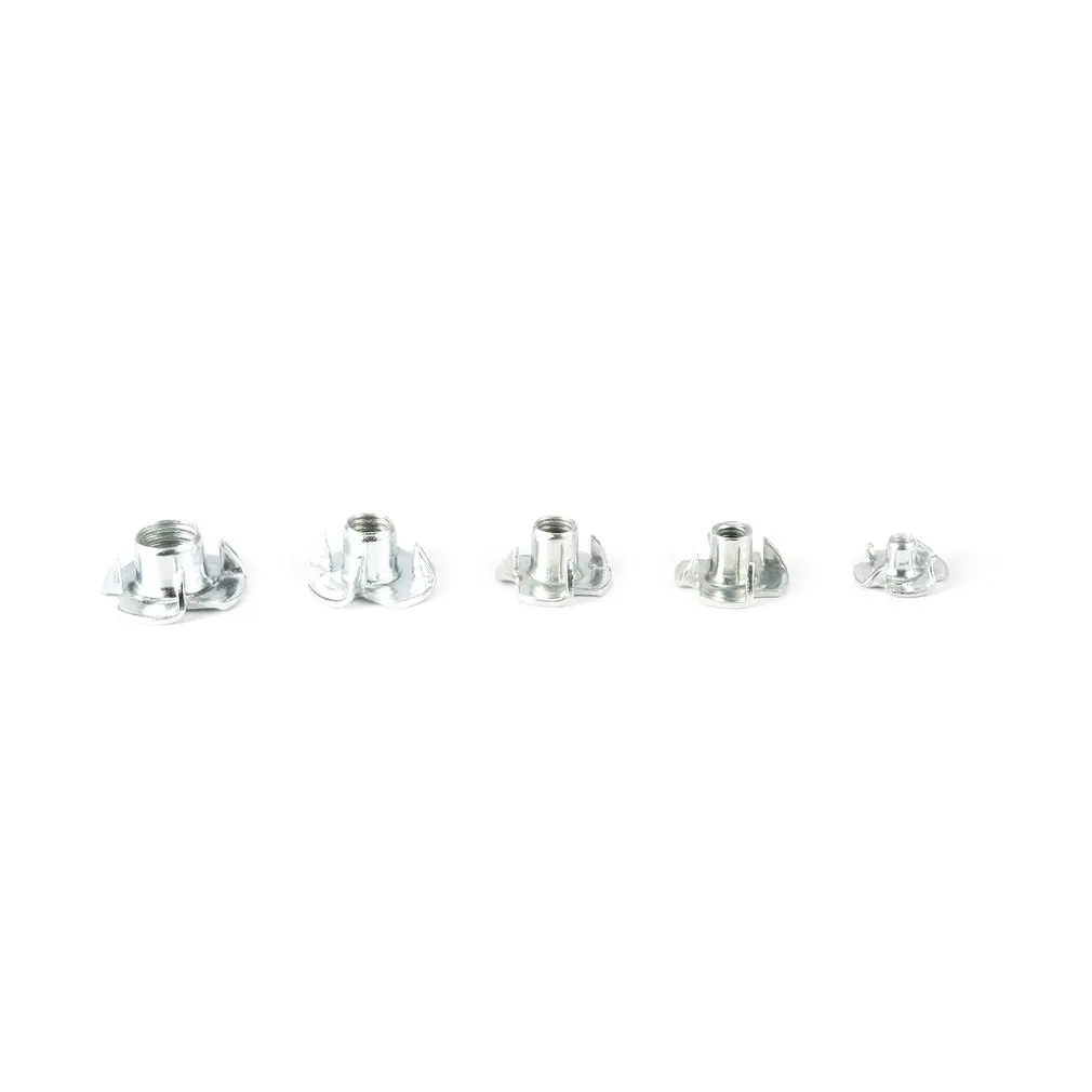 90PCS M3 M4 M5 M6 M8 Four Pronged T Nut Thread For Wood Insert Four Pronged Furniture Nuts Assortment Bolt Fastener Hardware 90PCS M3 M4 M5 M6 M8 Four Pronged T Nut Thread For Wood Insert Four Pronged Furniture Nuts Assortment Bolt Fastener Hardware
