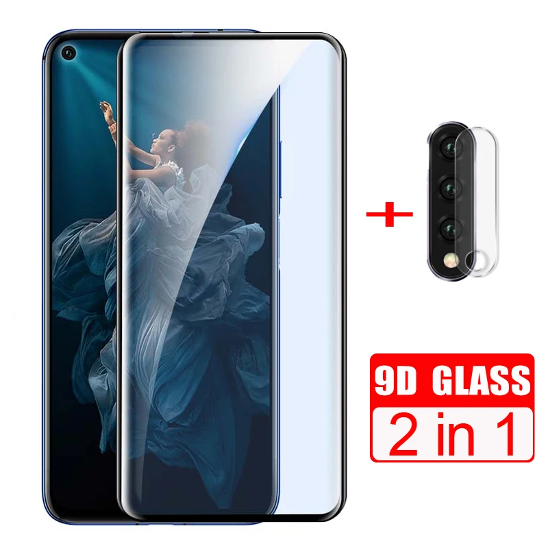 Закаленное стекло 9D для Huawei Honor 20 Pro Защита экрана Lite View 20i Nova 5t 5 стеклянная