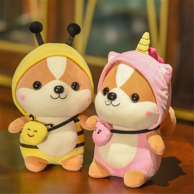 Cute Squirrel Plush Doll Toy In Clothes Bee Dinosaur Elk 8 5 18 Boy Girl Gift 4