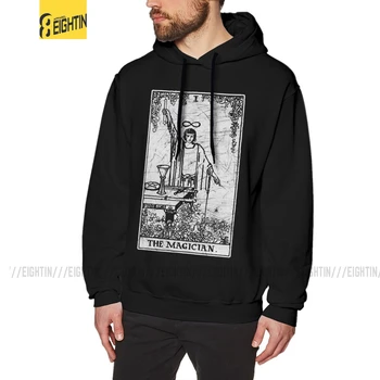 

The Magician Tarot Card Major Arcana Fortune Telling Occult Hoodies Men Funny Hoodie Shirt Cotton Printing Hooded Sweatshirts