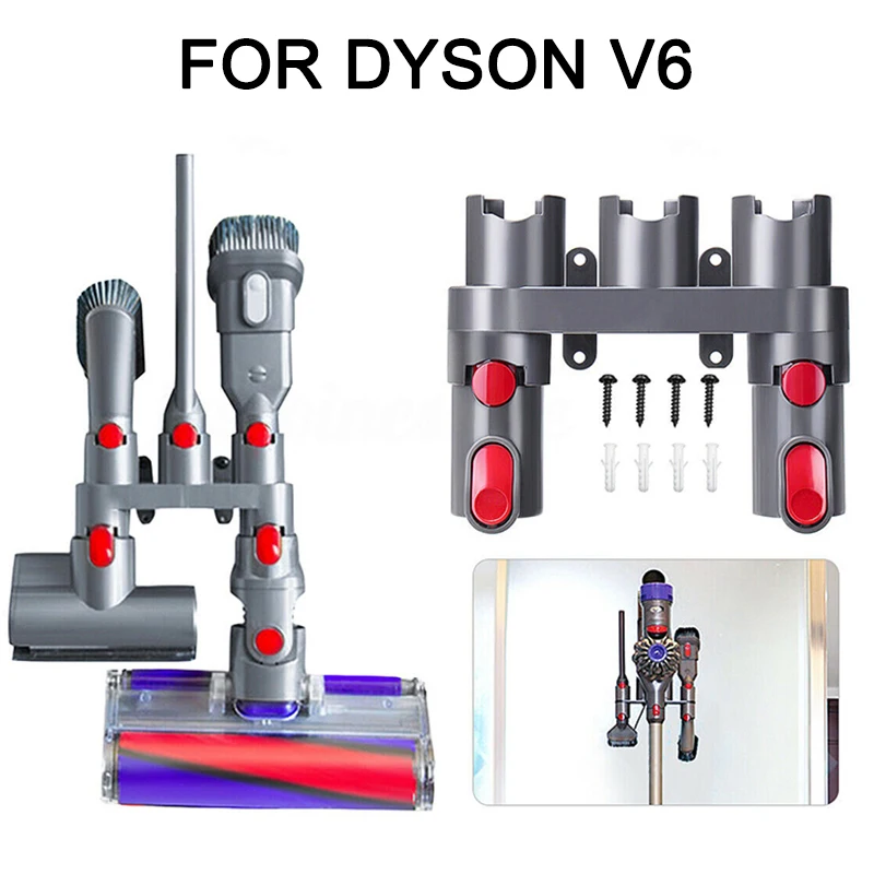 Настенный пылесос хранения Стенд Комплект для Dyson V6 держатели аксессуары части бытовых приборов адаптеры
