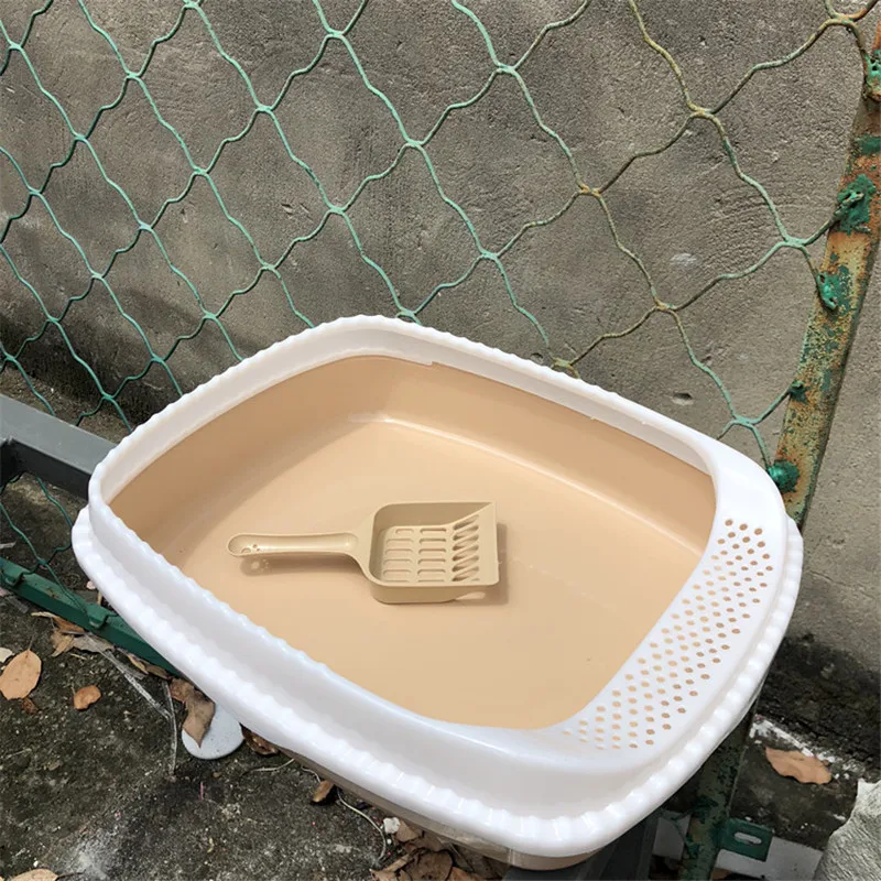 Semi-enclosed Toilet Bedpan Cat Top Quality Pet Cat Toilet Detachable High Fence Self Cleaning Cat Litter Box Semi-enclosed Toilet Bedpan Cat Top Quality Pet Cat Toilet Detachable High Fence Self Cleaning Cat Litter Box