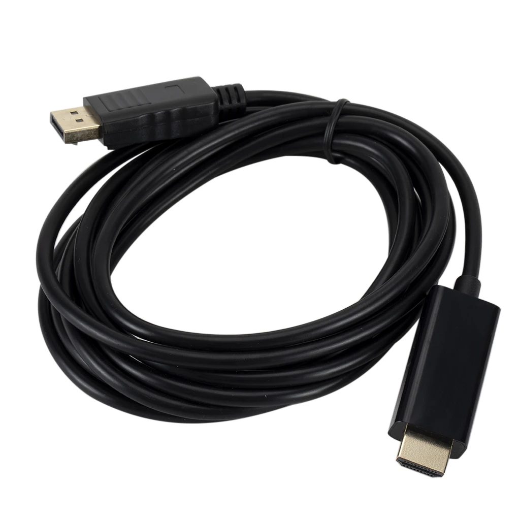 30 см мужской Дисплей порт кабель HDMI адаптер разъем позолоченные HD Позолоченные разъемы, голые медные проводники
