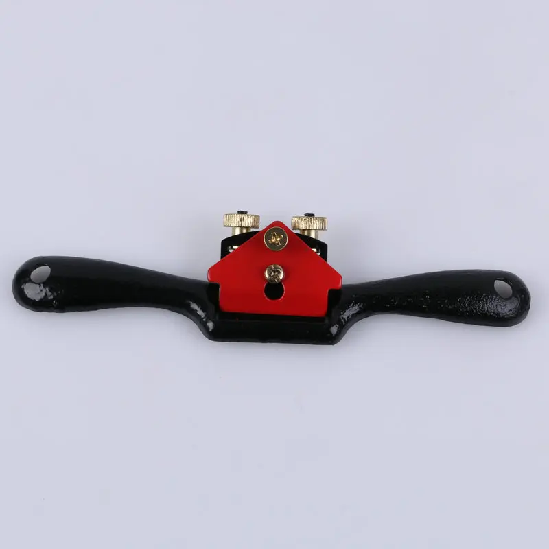 Woodworking Hand Tools Adjustable Plane Spokeshave Woodworking Hand Planer Trimming Tools 9 Inch Wood Hand Cutting Edge Chisel Tool with Screw
