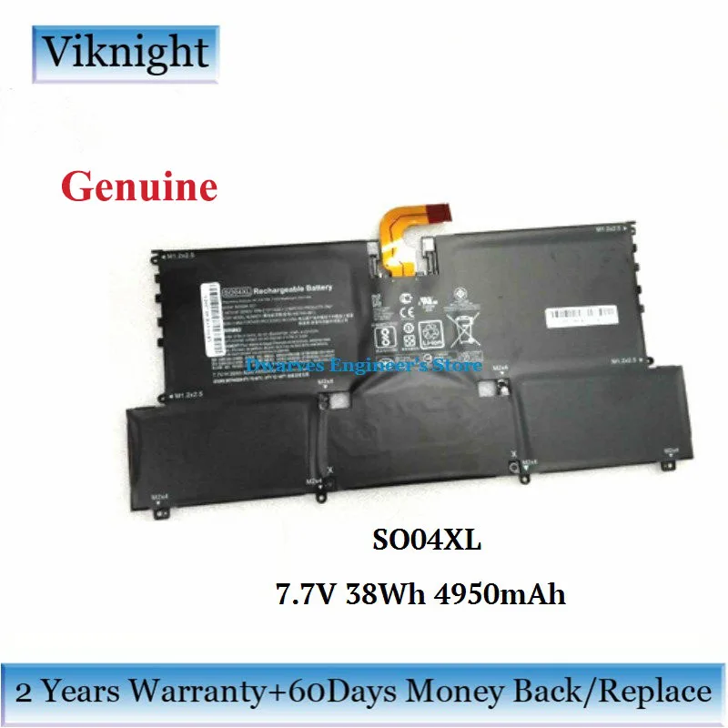

Original 7.7V 38Wh SO04XL Battery For HP Spectre 13 Laptop Battery 843534-1C1 844199-855 HSTNN-IB7J S004XL SOO4XL TPN-C127