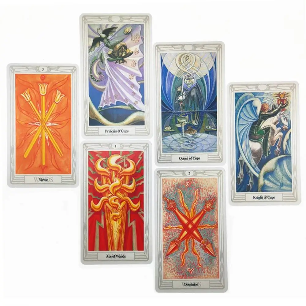 Карты Таро Thoth для ознакомления гадания судьба настольная игра 78
