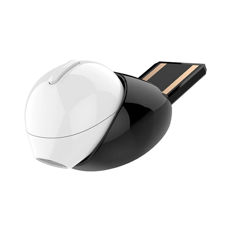 Невидимая мини bluetooth-гарнитура спортивные наушники-вкладыши Беспроводная зарядка через usb NC99 - Цвет: Белый