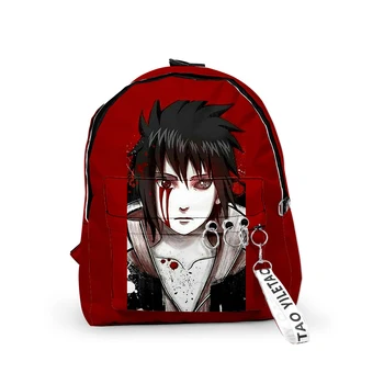 

New Kid's Cool Backpack Anime Naruto Children Harajuku Trend Fashion Multi-pocket Travel Bag 3D Youth Sports Backpack School Bag