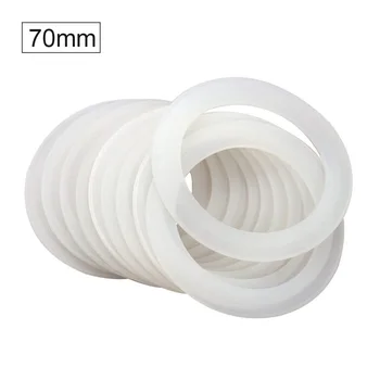 

10pcs Silicone Seal Rings Replacement Parts Mason Jar Lids Glass Bottles Home Round Wide Mouth Reusable Leak Proof Portable