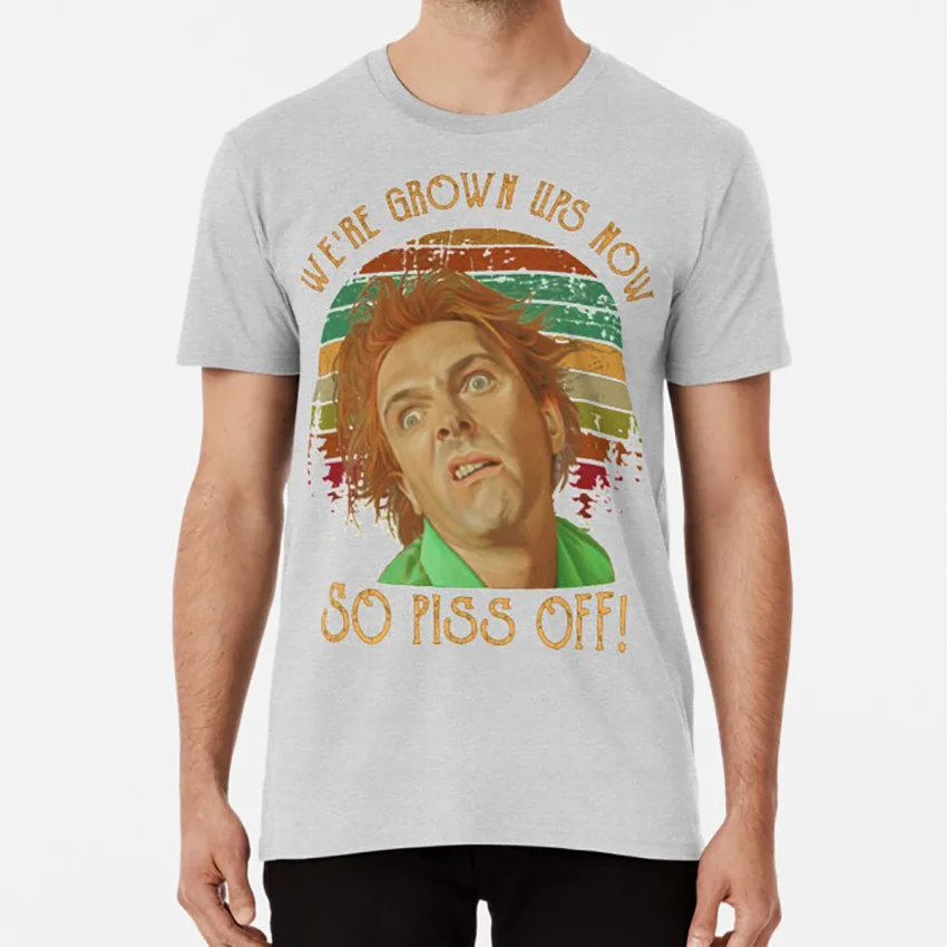 We are Grow Now So sose Off футболка drop dead fred retro rik mayall хиппи | Мужская одежда