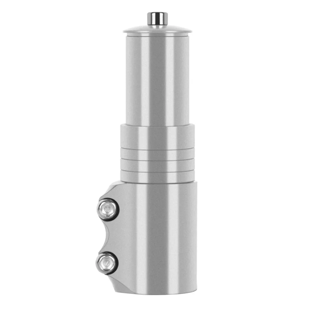 Light Grey Алюминиевый сплав, руль велосипеда, вилка, стержень, стояк, подъем, расширитель, удлинитель, головки, адаптер для велосипеда, прочная часть велосипеда - Color: Light Grey