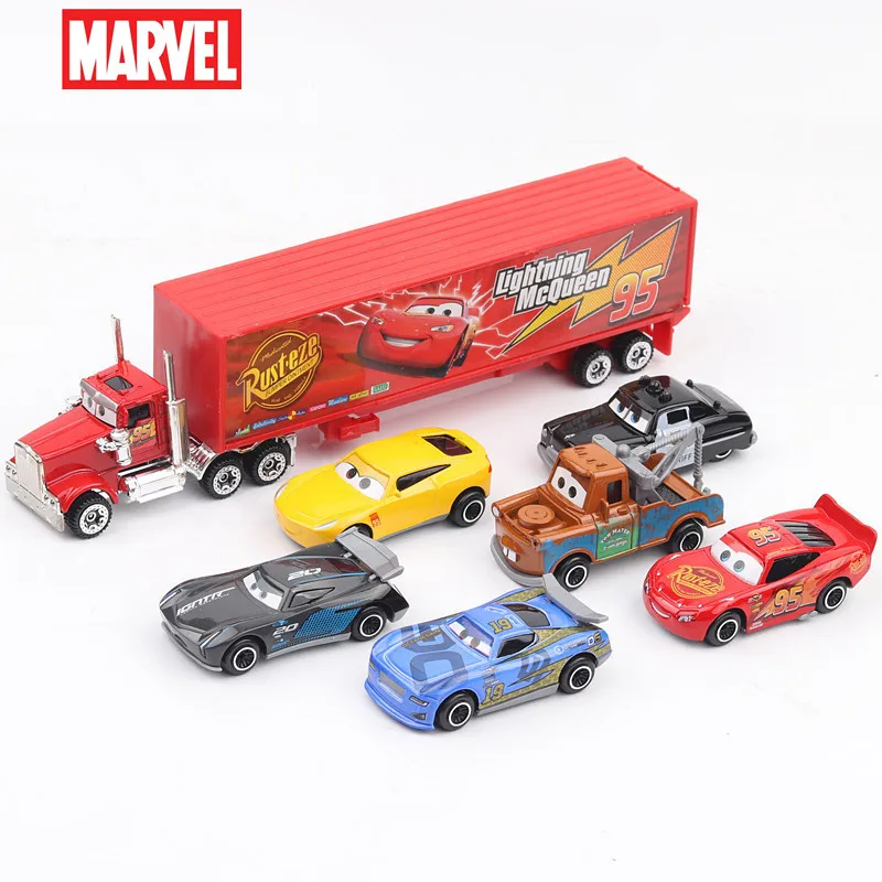 Эксклюзивный Набор из 7 игрушек Marvel автомобиль универсальный мобильный костюм