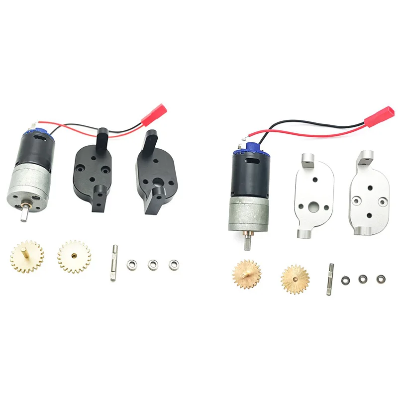 Metal Transfer Gearbox Transmission Box for WPL C14 C24 C34 Full Metal Reverse With 370 Motor Reverse