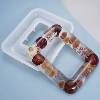 

Resin Crystal Epoxy Frame Mold Decoration Casting Silicone Mould DIY Crafts Jewelry Making Tool