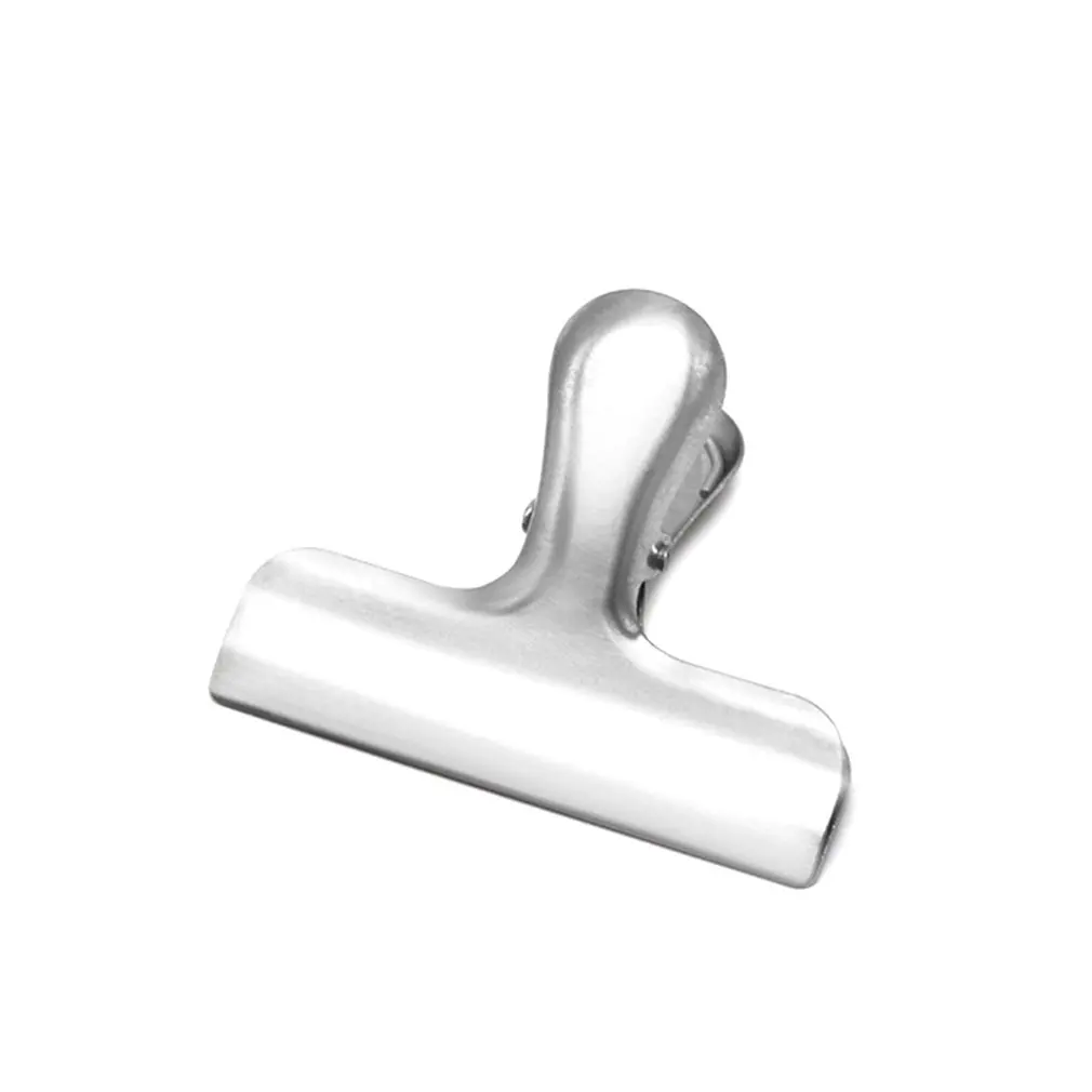 

Multi-function Stainless Steel Sealed Food Bill Solid Document Storage Snacks Durable Simple Sealing Clip