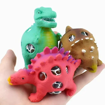 

1pc Random Color Animal Dinosaurs Figure Toys Pinch Out Grape Kid Christmas Gift