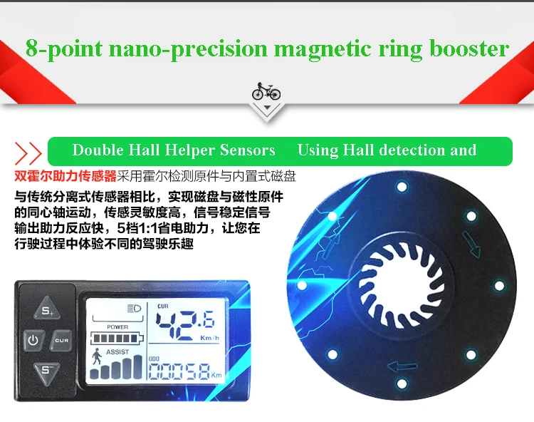 Clearance - 21 26 - Inch Folding Electric Bike Speed Mountain Bike 48v Lithium Mini Long Rang Ebike Battery Pack Adult Smart Lcd 9