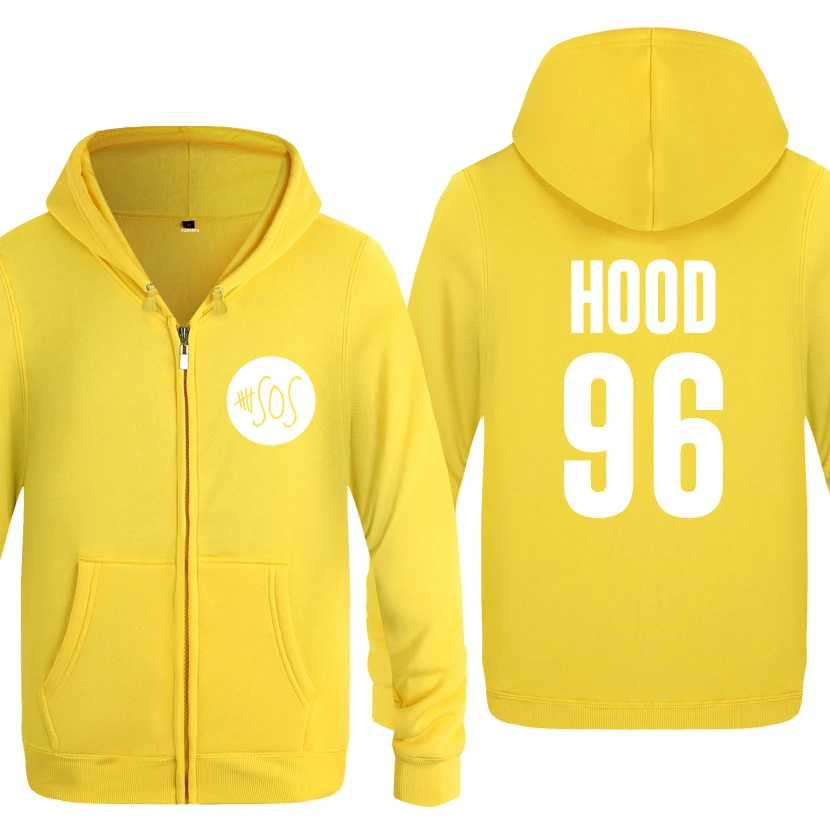 Calum Hood 96-5 Seconds of Summer 5SOS толстовки мужские мужские флисовые толстовки с капюшоном на молнии кардиганы