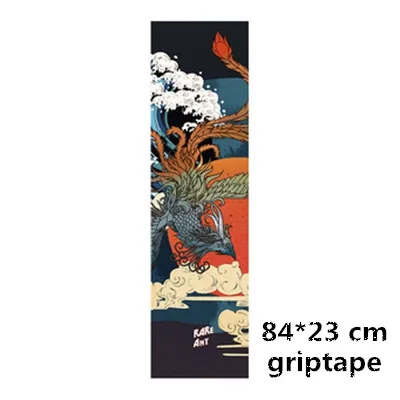 griptape84x23cm 84 мм скейтборд ручка лента Песочная бумага Размер 84x23 см - Цвет: griptape84x23cm
