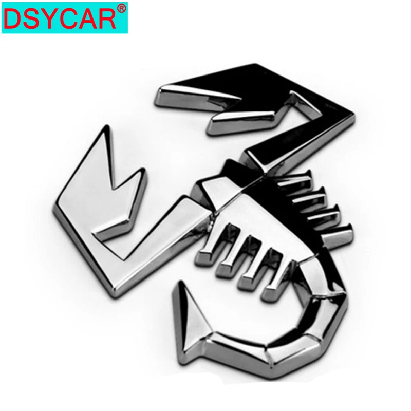

1Pcs Universal 3D 3M Car Metal Adhesive Badge Emblem logo Decal scorpion Sticker