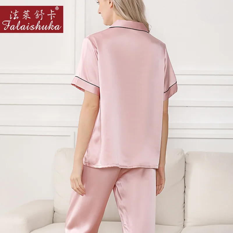 19 momme silk women shorts pajamas sets short sleeves trousers fashion elegant pure color women pyjamas shorts pijamas