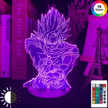 

3d Lamp Dragon Ball Z Goku Figure Nightlight for Kids Bedroom Decoration Unique Child Birthday Gift Anime Gadget Led Night Light