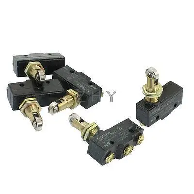 

5 Pcs SPSD 1NO 1NC Panel Mounting Roller Plunger Basic Limit Switch Z-15GQ21-B
