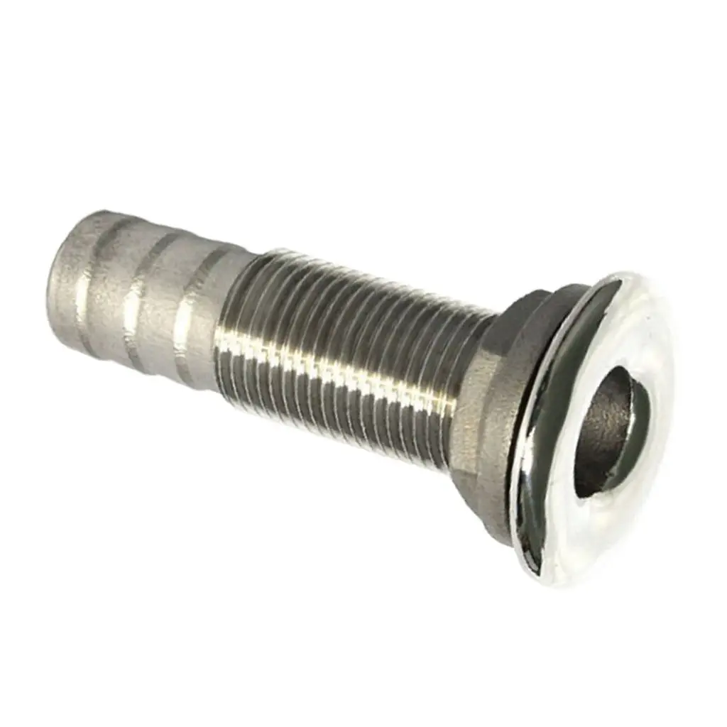 

1/2" Inch Thru Hull Bilge Pump And Aerator Hose Fitting for Boats Steel