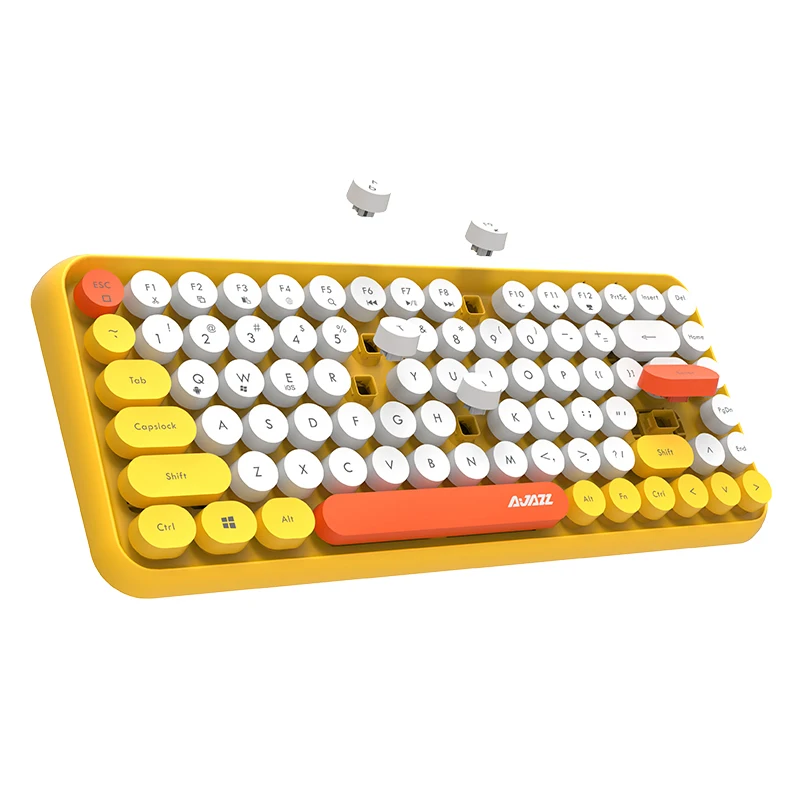 [Новинка] маленькая Беспроводная bluetooth-клавиатура, легкая портативная 78 клавиш клавиатура Мультимедийная мини-клавиатура для ПК компьютерных ноутбуков, mac