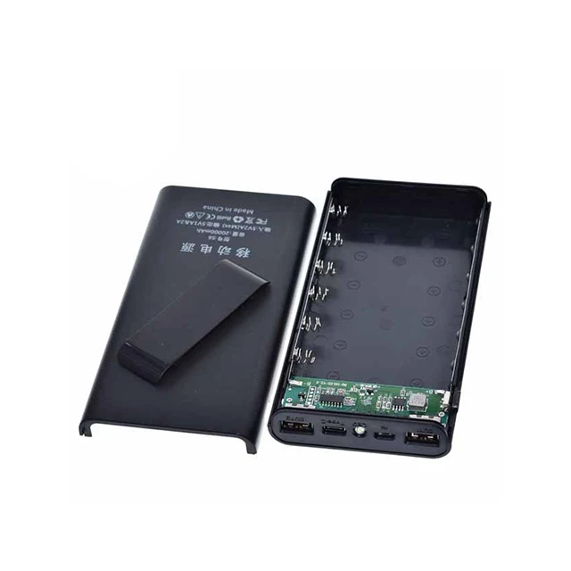 

A18-- Portable 5V 6x18650 Power Bank Battery Box Shell Case DIY Type-C Micro USB Fast Charging Mobile Phone Charger Box Case