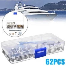 #Special Offers Mayitr 62pcs/set SL Marine Hardware Metal Steel Boat Cover Canvas Snap Fastener Repair Kit for Boat Part Accessories #Special Offers Mayitr 62pcs/set SL Marine Hardware Metal Steel Boat Cover Canvas Snap Fastener Repair Kit for Boat Part Accessories