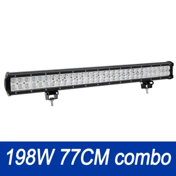

For jeep Truck 4x4 SUV ATV 198W 72cm LED Light Bar car Straight Dual Row driving light bar IP67 Waterproof