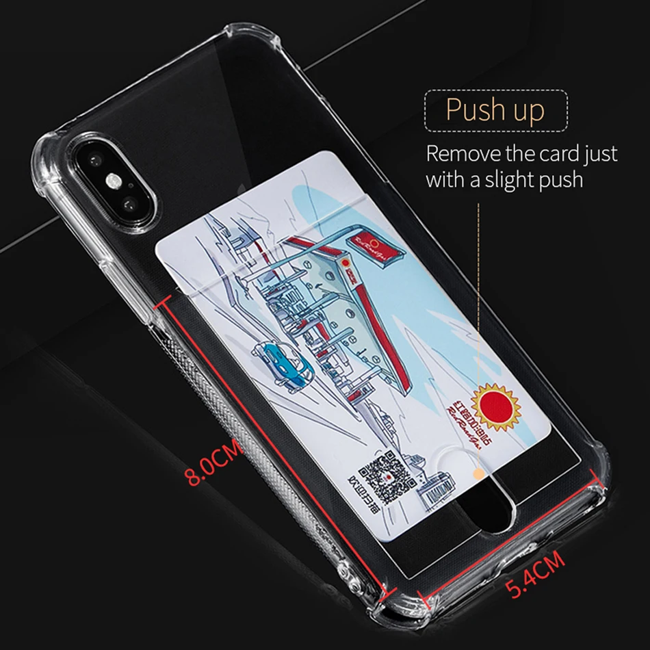 Модный противоударный прозрачный силиконовый чехол-бампер для iPhone 11 X XS Max XR 8 7 6S Plus, прозрачная защитная задняя крышка