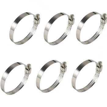 

6pcs ATV Drive Hose Clamp Fuel Line Worm Size Clip Hoop Hose Clamp For YAMAHA Banshee 350 YFZ350 YFZ350SE YFZ350SP YFZ350LE