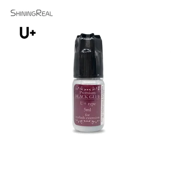 

5ml U+type Fast dry Low odor Korea eyelash glue for eyelash extension glue individual eyelash and Professionals.