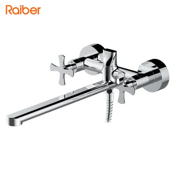 

Bath mixer Raiber r3303 with two handles, Chrome