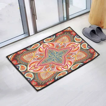 

Persian Style Large Area Rug High Quality Abstract Flower Art Carpets For Living Room Bedroom Anti-Slip Floor Mat Kitchen Tapete