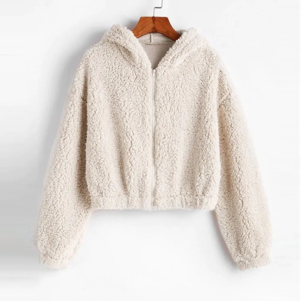 LXHOME Girls Winter Warm Soft Teddy Fleece Winter Jumper Sweater Fluffy Fleece Sweatshirt Top