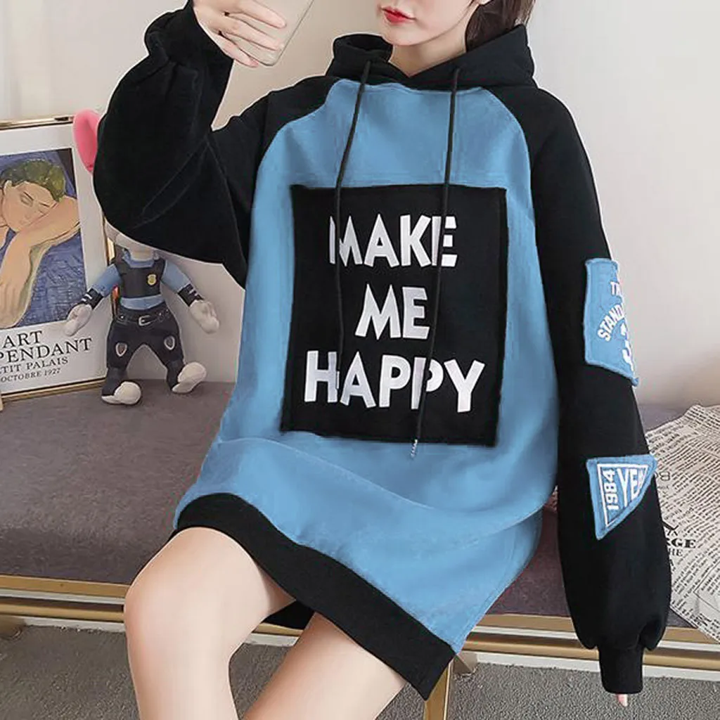 Pullovers Hoodies Women Sweatershirts Solid Top Hooded harajuku tee shirt Girls Cropped Long Sleeve Sweatershirt Shirts Blusas