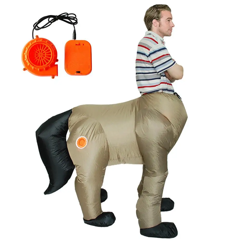 

Halloween Christmas Adult Cosplay Costumes Centaurs Inflatable Horse Inflatable Toy Carnival Party Role-play Costume Stage